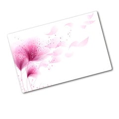 Tulup Lõikelaud Roosa lill, 80x52 cm hind ja info | Lõikelauad | kaup24.ee