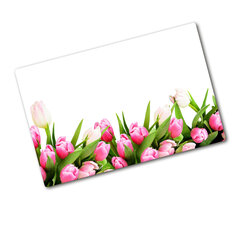 Tulup Lõikelaud Roosa tulp, 80x52 cm цена и информация | Разделочная доска | kaup24.ee