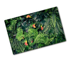 Tulup Lõikelaud Eksootiline džungel, 80x52 cm hind ja info | Lõikelauad | kaup24.ee