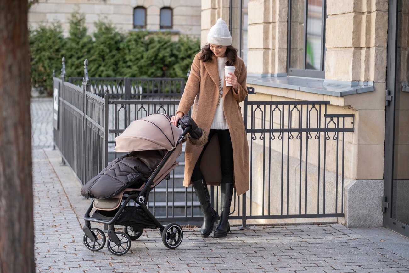 Sportlik jalutuskäru Lionelo Cloe, brown rust цена и информация | Vankrid, jalutuskärud | kaup24.ee