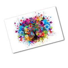 Tulup Lõikelaud Värviline puu, 80x52 cm hind ja info | Lõikelauad | kaup24.ee