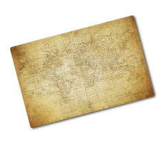 Tulup Lõikelaud Vana maailma kaart, 80x52 cm hind ja info | Lõikelauad | kaup24.ee