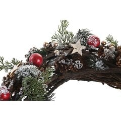 Рождественский венок DKD Home Decor, 34 x 34 x 8 см цена и информация | Декорации | kaup24.ee