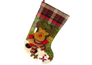 Jõulukingitus sokk, 47cm hind ja info | Jõulukaunistused | kaup24.ee