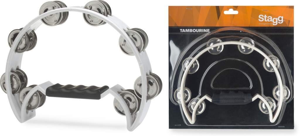 Tamburiin Stagg TAB-2 WH hind ja info | Löökriistad | kaup24.ee