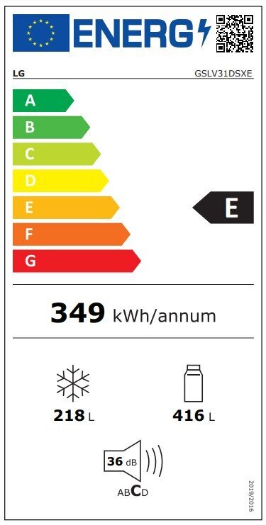 LG GSLV31DSXE hind ja info | Külmkapid | kaup24.ee