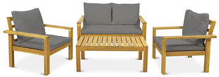 Комплект садовой мебели Focus Garden Stavanger, коричневый/серый цвет цена и информация | Комплекты уличной мебели | kaup24.ee