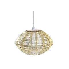 Laevalgusti DKD Home Decor Naturaalne Kuldne Pruun Bambus 50 W (42 x 42 x 26 cm) цена и информация | Люстры | kaup24.ee