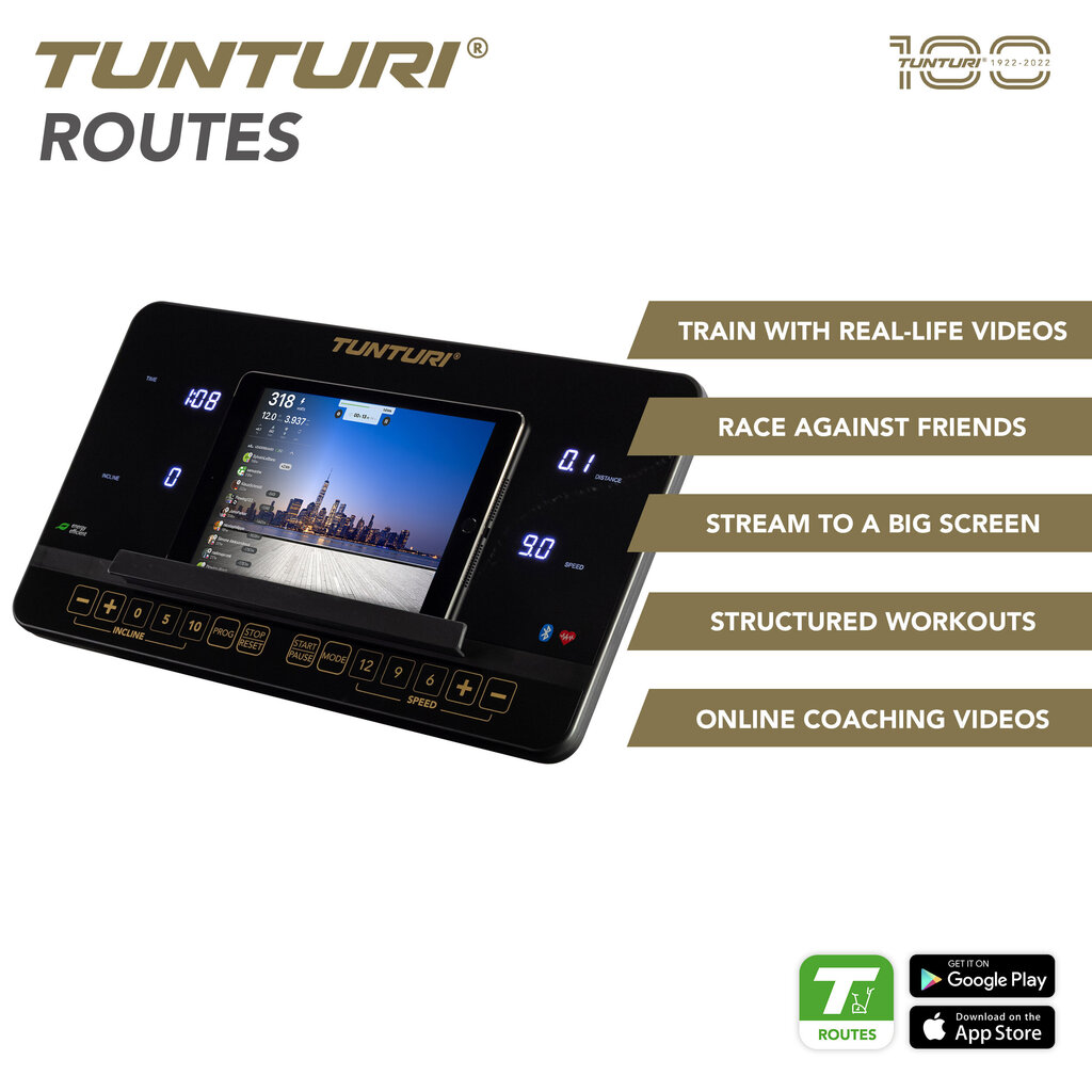 Jooksulint Tunturi Centuri T100 Treadmill hind ja info | Jooksulindid | kaup24.ee