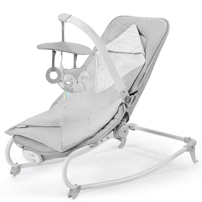 Kiik/lamamistool KInderkraft Felio 2, Stone Grey цена и информация | Beebi lamamistoolid | kaup24.ee