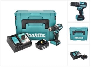 Аккумуляторная ударная дрель Makita DHP 487 RG1J цена и информация | Шуруповерты, дрели | kaup24.ee