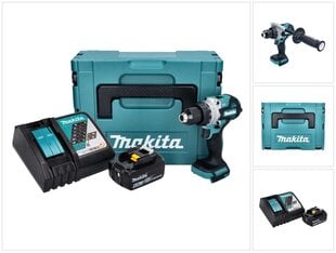 Аккумуляторная ударная дрель Makita DHP 486 RG1J цена и информация | Шуруповерты, дрели | kaup24.ee