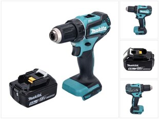 Аккумуляторная дрель Makita DDF 485 T1 цена и информация | Шуруповерты, дрели | kaup24.ee