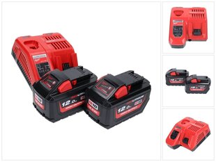 Комплект аккумуляторов Milwaukee M18 NRG-1202 цена и информация | Шуруповерты, дрели | kaup24.ee