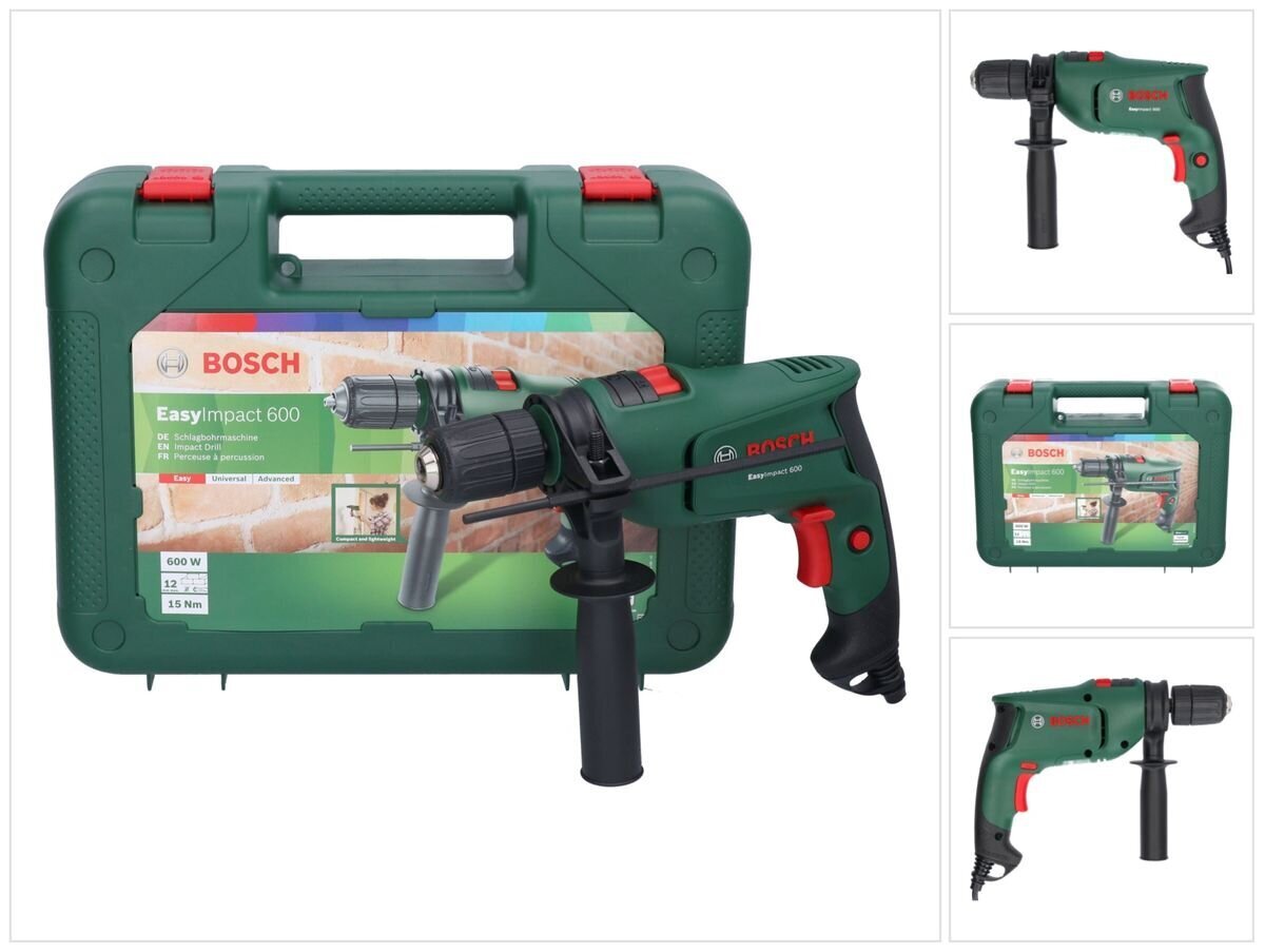 Lööktrell Bosch EasyImpact 600 hind ja info | Akutrellid, kruvikeerajad | kaup24.ee