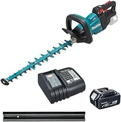 Аккумуляторный кусторез Makita DUH 502 SF 18 В 50 см, с аккумулятором и зарядным устройством цена и информация | Кусторезы, ножницы для газона | kaup24.ee