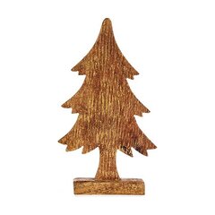 Новогодняя ёлка Позолоченный Деревянный (5 x 31 x 15,5 cm) цена и информация | Декорации | kaup24.ee