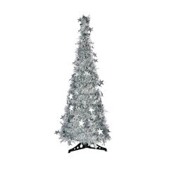 Новогодняя ёлка Серебристый Мишура (37 x 37 x 105 cm) цена и информация | Искусственные елки | kaup24.ee