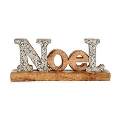 Dekoratiivne kujuke Noel Wood (6,5 x 10 x 25 cm) hind ja info | Jõulukaunistused | kaup24.ee