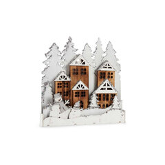 Dekoratiivne kujuke Village, helendav (44 x 44,7 x 6 cm) hind ja info | Jõulukaunistused | kaup24.ee