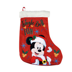 Рождественский Носок Mickey Mouse Happy smiles 42 cm полиэстер цена и информация | Декорации | kaup24.ee