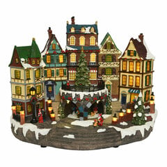 Jõulukaunistused Christmas Village LED (25,5 x 40 x 31,5 cm) цена и информация | Рождественские украшения | kaup24.ee