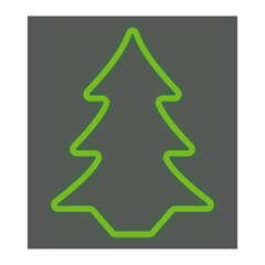 LED jõulukaunistus - kuusk, 62 cm hind ja info | Jõulukaunistused | kaup24.ee