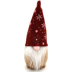 Jõulukaunistus, punase mütsiga päkapikk hind ja info | Jõulukaunistused | kaup24.ee