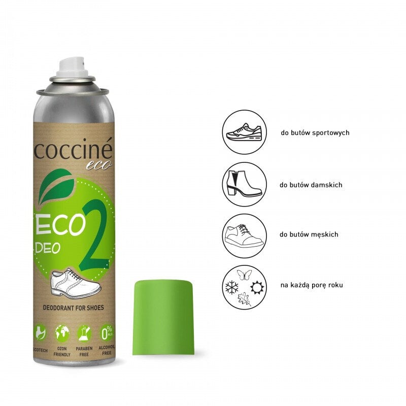 Natural looduslik jalatsite deodorant (Vegan) - Coccine Eco Deo 2 , 200 ml hind ja info | Rõivaste ja jalatsite hooldus | kaup24.ee