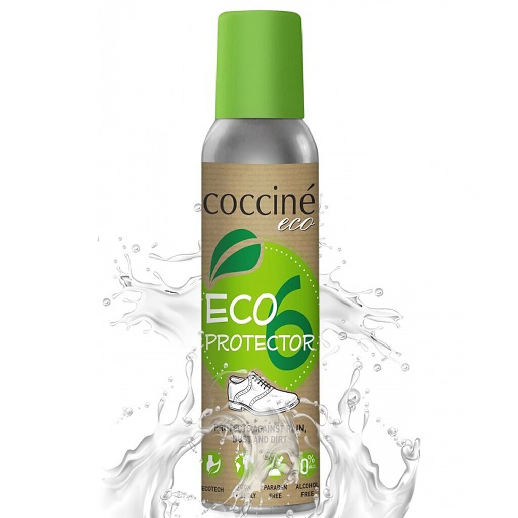 Ökoloogiline niiskus-mustuskaitse kõikidele materjalidele Coccine® - Coccine Eco Protector 6, 200 ml hind ja info | Rõivaste ja jalatsite hooldus | kaup24.ee