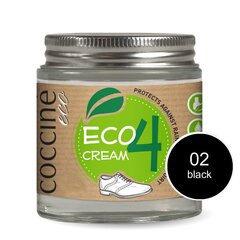 Экологичный черный крем-пропитка для кожаной обуви (веган) - Coccine Eco Cream 4 (black), 100 ml цена и информация | Уход за одеждой и обувью | kaup24.ee