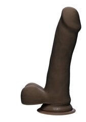 Realistlik Ultraskyn Doc Johnson Slim D Dildo 15 cm šokolaad hind ja info | BDSM ja fetish | kaup24.ee