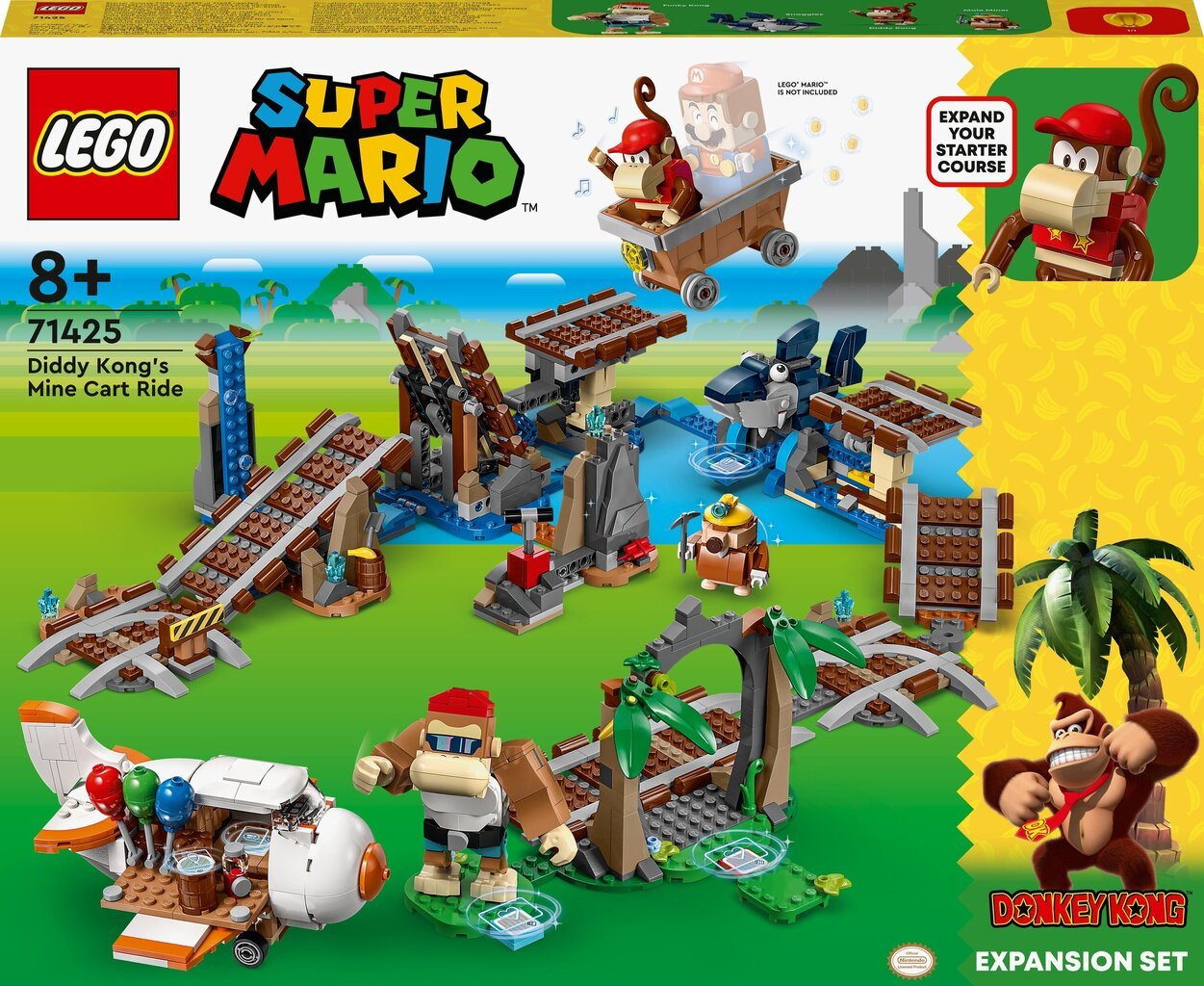 71425 LEGO® Super Mario Kong Suur kaevanduskäru lisakomplekt hind ja info | Klotsid ja konstruktorid | kaup24.ee
