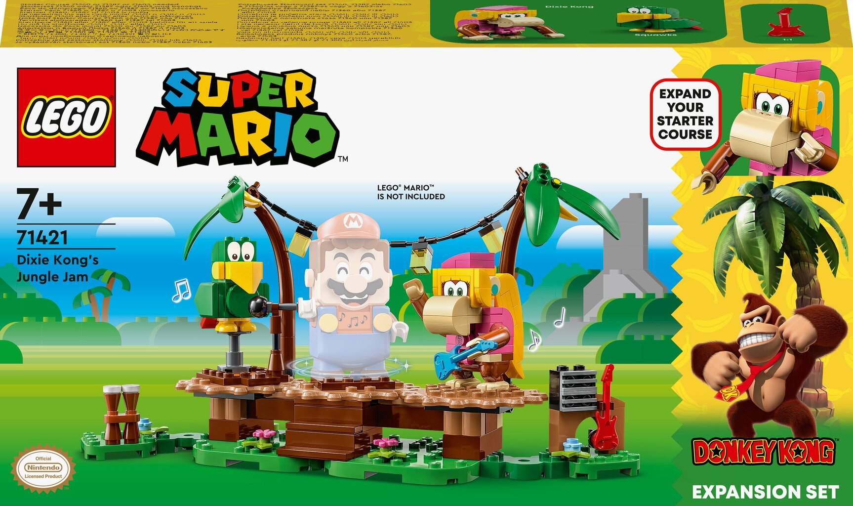 71421 LEGO® Super Mario Kong Dixie džunglilõbu lisakomplekt hind ja info | Klotsid ja konstruktorid | kaup24.ee