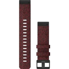 Garmin QuickFit Heathered Red Nylon Band цена и информация | Аксессуары для смарт-часов и браслетов | kaup24.ee