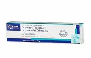 Зубная паста для домашних животных Virbac Enzymatic, 70 г цена и информация | Средства по уходу за животными | kaup24.ee
