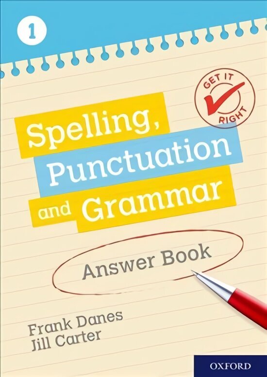 Get It Right: KS3; 11-14: Spelling, Punctuation and Grammar Answer Book 1 цена и информация | Noortekirjandus | kaup24.ee