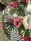 DILL Handmade troopiliste lilledega laudlina hind ja info | Laudlinad, lauamatid, servjetid | kaup24.ee
