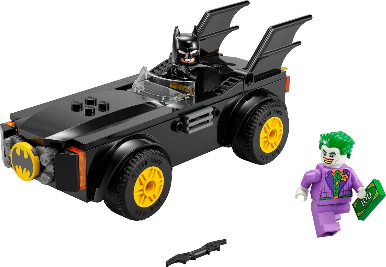 76264 LEGO® DC Batman Batmobile tagaajamine: Batman vs Jokker hind ja info | Klotsid ja konstruktorid | kaup24.ee