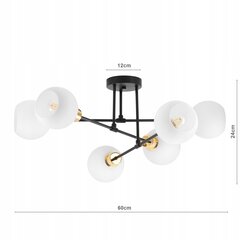 6-ламповый потолочный светильник Ledlux цена и информация | Потолочные светильники | kaup24.ee