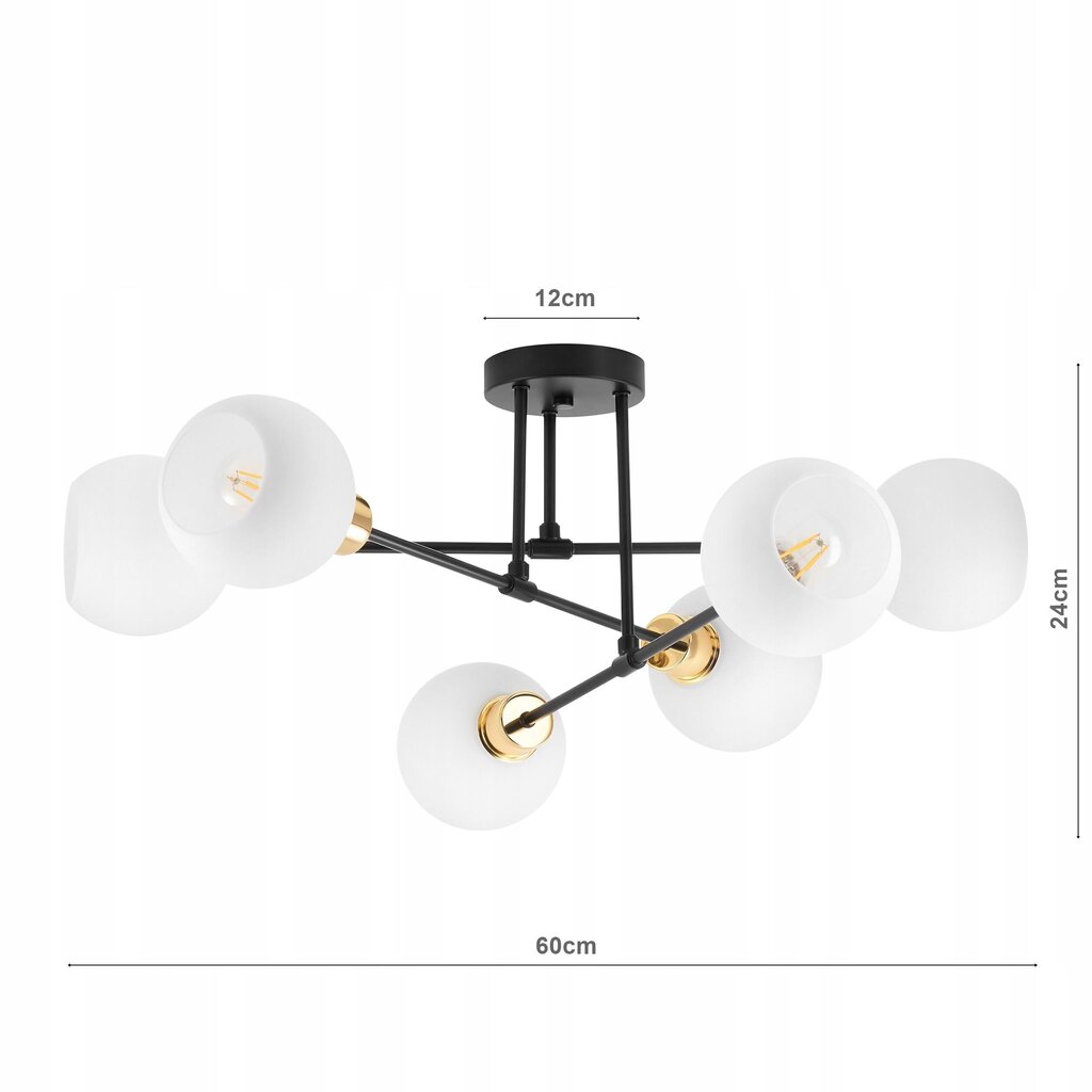 6-lambiline laelamp Ledlux hind ja info | Laelambid | kaup24.ee