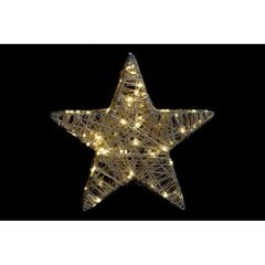 Valgustikaunistus DKD Home Decor LED Kerge Täht, 34 x 7 x 34 cm цена и информация | Рождественские украшения | kaup24.ee