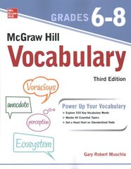 McGraw Hill Vocabulary Grades 6-8, Third Edition 3rd edition hind ja info | Noortekirjandus | kaup24.ee