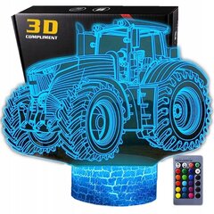 Laualamp 3D traktor hind ja info | Laualambid | kaup24.ee