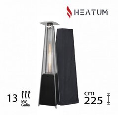 Gaasisoojendi Heatum Athena Pyramid, must hind ja info | Küttekehad | kaup24.ee