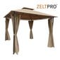 Aiapaviljon Zeltpro Prime, 300x300, pruun hind ja info | Varikatused ja aiapaviljonid | kaup24.ee