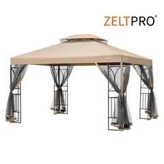 Aiapaviljon Zeltpro Classic, 300x400, pruun hind ja info | Varikatused ja aiapaviljonid | kaup24.ee