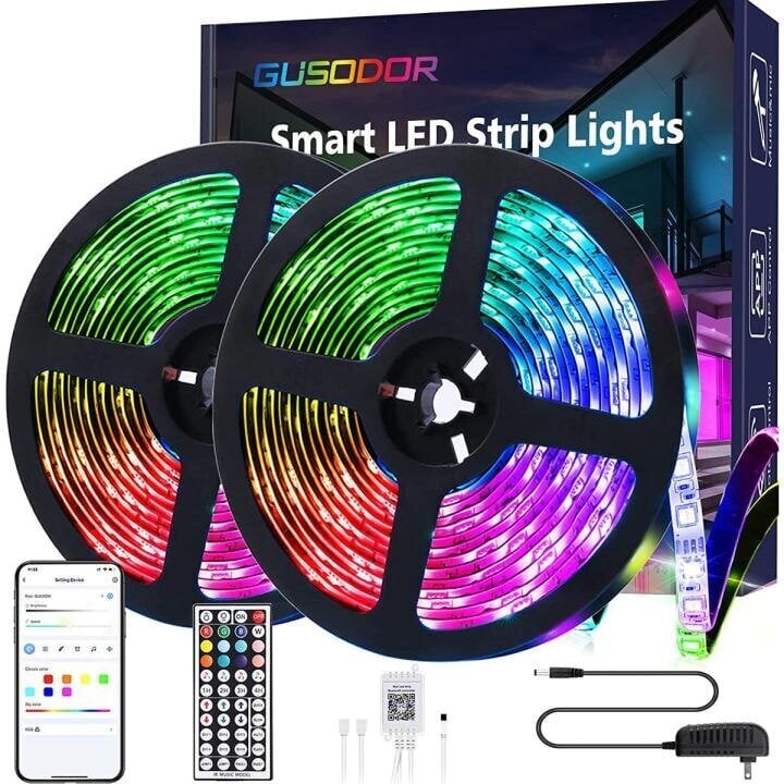 Smart RGB 5050 LED riba Bluetooth funktsiooni, 20m hind ja info | LED ribad | kaup24.ee