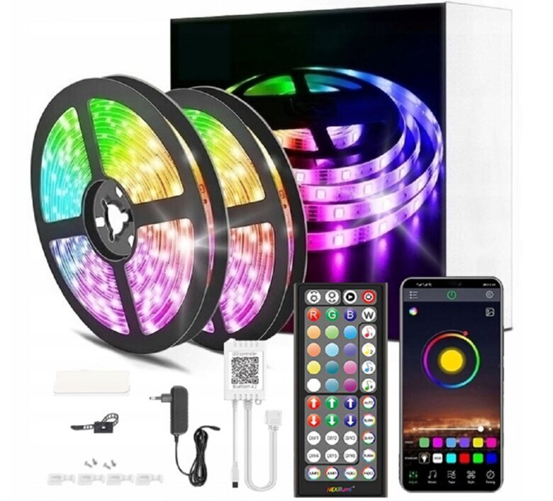 Smart RGB 5050 LED riba Bluetooth funktsiooni, 10m hind ja info | LED ribad | kaup24.ee