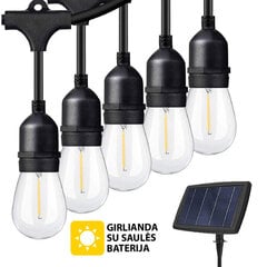 Päikesepaneeliga õue valguskett (LED) Drop hind ja info | Jõulutuled | kaup24.ee